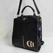 Torebka plecak listonoszka ZIA CHIARA Design czarny torba na ramię, (2) - Wszystkie torebki