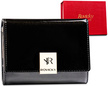 Kompaktowy portfel damski z lakierowanej skóry naturalnej — Rovicky, (1) - Rovicky Portfele Damskie