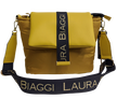 Torebka listonoszka Laura Biaggi Torba na ramię żółta + pikowana musztarda, (1) - Torebki damskie